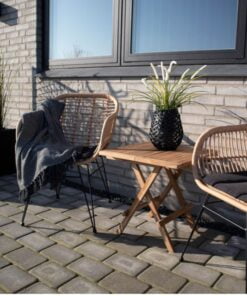 Køb Mayor - Sofabord i teaktræ - 50 x 50 cm. online billigt møbel