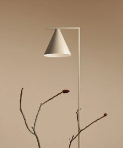 Køb Frigg- Gulvlampe i beige metal online billigt møbel
