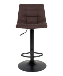 Køb Barstol velour mørkebrun online billigt møbel