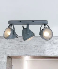 Køb Ryder - spotlampe i grå eller brun metal