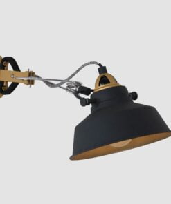 Køb Lemur - væglampe i 3 farver metal Metal - sort online billigt møbel