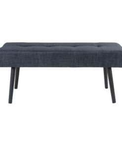 Køb Skiby bænk mørkegrå stof online billigt møbel