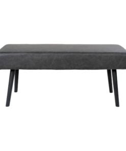 Køb Skiby bænk mørkegrå PU online billigt møbel
