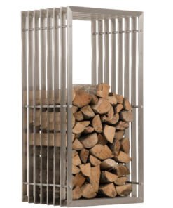 Køb Brændeholder Irving 40x50x100 cm rustfri online billigt møbel