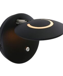 Køb Solapa - væglampe i tre metalfarver Metal - sort online billigt møbel