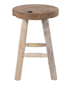 Køb Badia teak taburet online billigt møbel