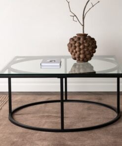 Køb Plexus - Sofabord i glas og metal