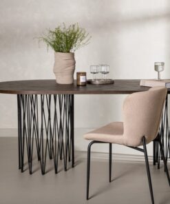 Køb Cerca - Spisebord i mocca farvet egefiner