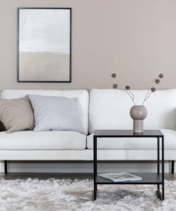 Køb Polar - Sofa 2-personers i hvidt stof online billigt møbel