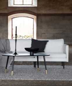 Køb Polar - Sofa 3-personers i hvidt stof online billigt møbel