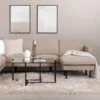 Køb Polar - Sofa i U-form med brunt polyester stof online billigt møbel