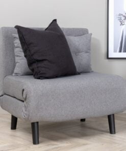 Køb Blund - Sovesofa eller lænestol i gråt stof online billigt møbel