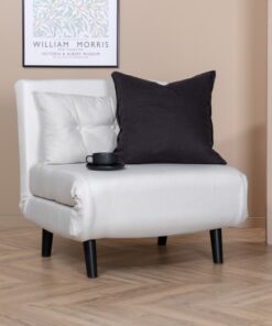 Køb Blund - Sovesofa eller lænestol i lysbeige stof online billigt møbel