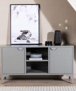 Køb Wells - Skab i grå metal