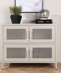 Køb On-side - Skab i beige industrielt design