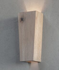 Køb RAMUS væglampe i træ hvid online billigt møbel