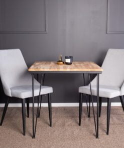 Køb Poble - Spisebord i teaktræ og metal