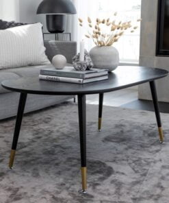 Køb Doksy - Sofabord i sort egefiner online billigt møbel