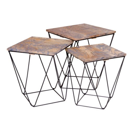 Køb Ranchi hjørnebord grå online billigt møbel