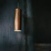 Køb Brun kobberlampe Tube 35 cm online billigt møbel