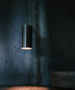 Køb Sort kobberlampe Tube 25 cm online billigt møbel