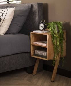 Køb Rest - Sengebord i akacietræ online billigt møbel