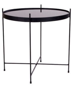Køb Venezia sofabord sort diameter 48 cm online billigt møbel