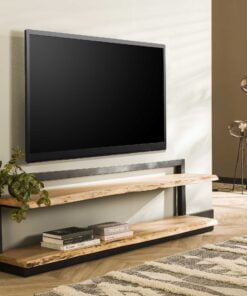 Køb Brixx- TV-bord udført i  massiv akacie træ online billigt møbel