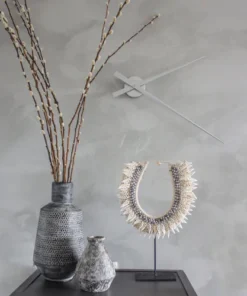 Køb Calgary - Vægur i sølvfarvet aluminium online billigt møbel