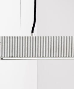 Køb Betonlampe 61 cm Rillet Lysegrå online billigt møbel