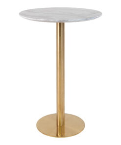 Køb Bolzano barbord diameter 70 cm messing ben online billigt møbel