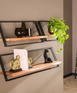 Køb Angle - Hyldesæt i akacietræ online billigt møbel