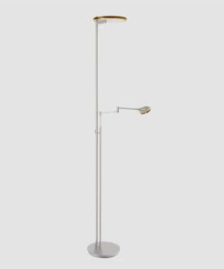 Køb Big-Ben - Guldlampe i stål og sort metal med 2 lyskilder Metal - stål online billigt møbel