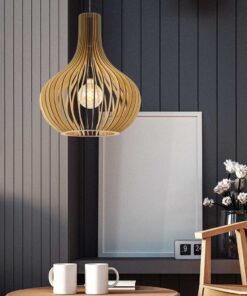 Køb Quart - Loftlampe i lyst træ online billigt møbel