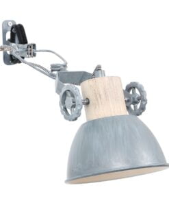 Køb Bates - væglampe i to metal farver Metal - grå online billigt møbel