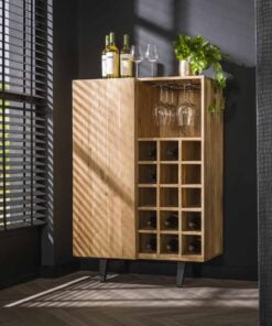 Køb Fleet - Vinskab i massiv akacietræ online billigt møbel