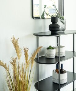 Køb Zeta - Reol med sorte hylder online billigt møbel