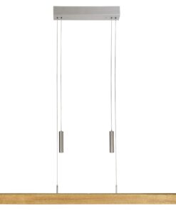 Køb Pendellampe egetræ 85 cm Herzblut 250 cm (Kan indstilles i afstand fra loft fra 95 cm til 160 cm) online billigt møbel