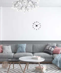 Køb Punteros - Vægur i sølv aluminium online billigt møbel