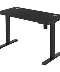 Køb Hæve sænkebord sort 120 x 60 x (73-114) cm online billigt møbel