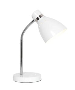 Køb Attach - bordlampe i fire metalfarver Metal - hvid online billigt møbel