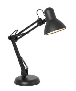Køb Amposta - arkitekt bordlampe i tre metalfarver Metal - sort online billigt møbel