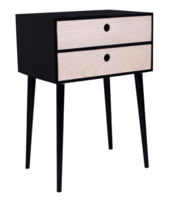 Køb Rimini sengebord sort online billigt møbel