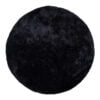 Køb Florida tæppe sort Ø120 cm online billigt møbel