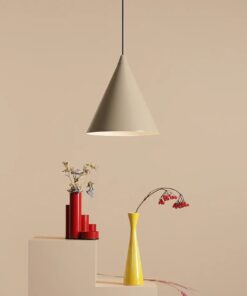 Køb Frigg- Pendel i beige metal online billigt møbel