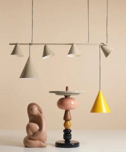 Køb Frigg- Loftlampe i beige metal online billigt møbel