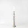 Køb Zaza lysestage børstet aluminium 105 cm online billigt møbel