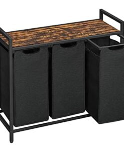 Køb Vasketøjskurv med 3 rum og bord online billigt møbel