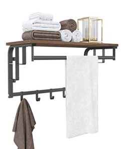 Køb Vægmonteret vintage hylde 66 cm online billigt møbel