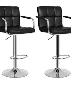 Køb 2 barstole i sort med armlæn online billigt møbel